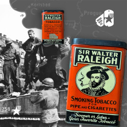 Originální tabáková krabička SIR WALTER RALEIGH